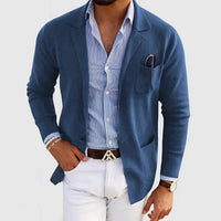 Refined Structured Comfort Blazer for Men