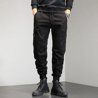 Refined Multi Pocket Cargo Pants for Men
