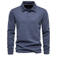 Stylish Tailored Polo Shirt for Men with Button Placket