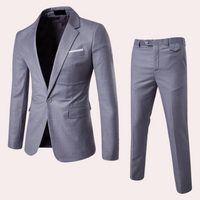 Refined Comfortable Suit for Men with Easy Care Finish