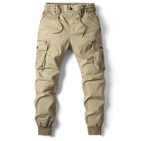 Relaxed Tapered Cargo Jogger Pants for Men