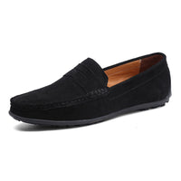 Stylish Penny Loafers for Men with Saddle Strap