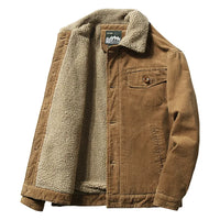 Stylish Heavyweight Winter Jacket for Men with Fleece Lining