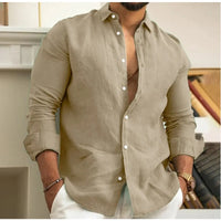 Effortless Button Down Collared Shirt for Men with Relaxed Fit