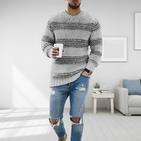 Effortless Knit Sweater for Men with Relaxed Fit