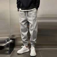 Stylish Flexible Casual Pants for Men with Adjustable Waist
