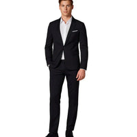 Refined Slim Fit Two Piece Suit Set for Men